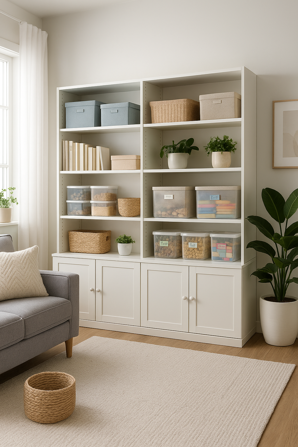 מדריך לסידור ואחסון חכם בבית