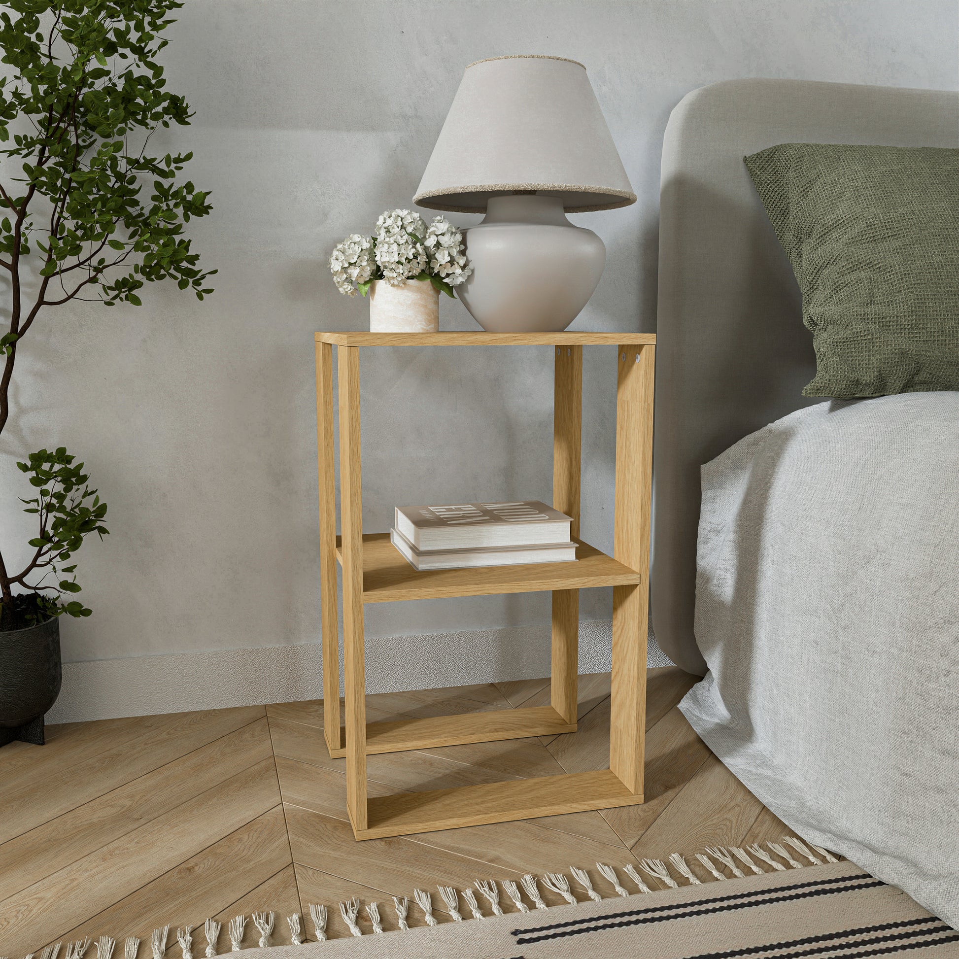 שידת לילה מודרנית לחדר שינה דגם פירנצה אלון