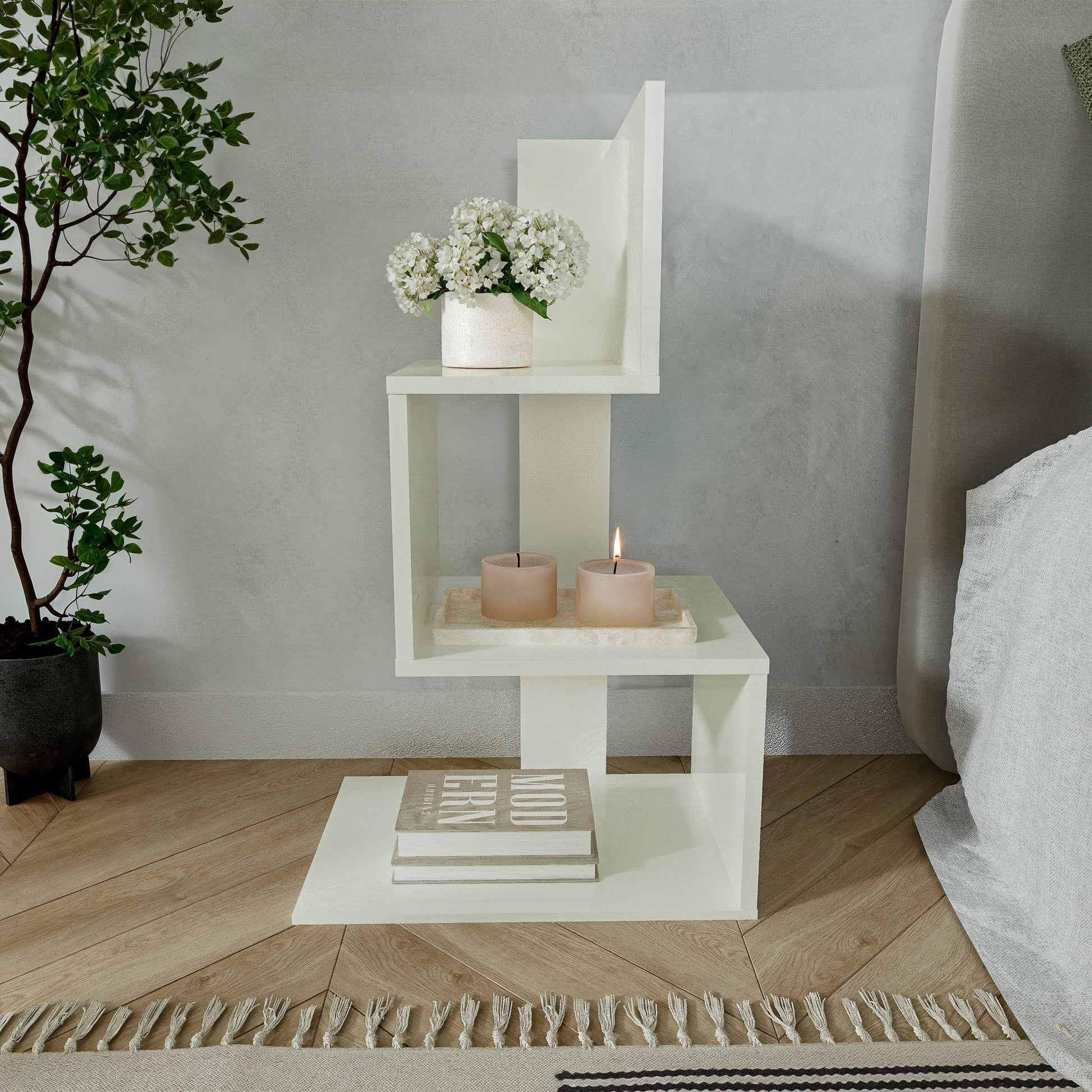 שידת לילה מודרנית לחדר שינה דגם טולום