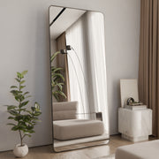 מראת גוף מלבנית 180/80 ס"מ שחור