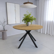 שולחן פינת אוכל מודרני דגם וינה - צבע עץ בהיר