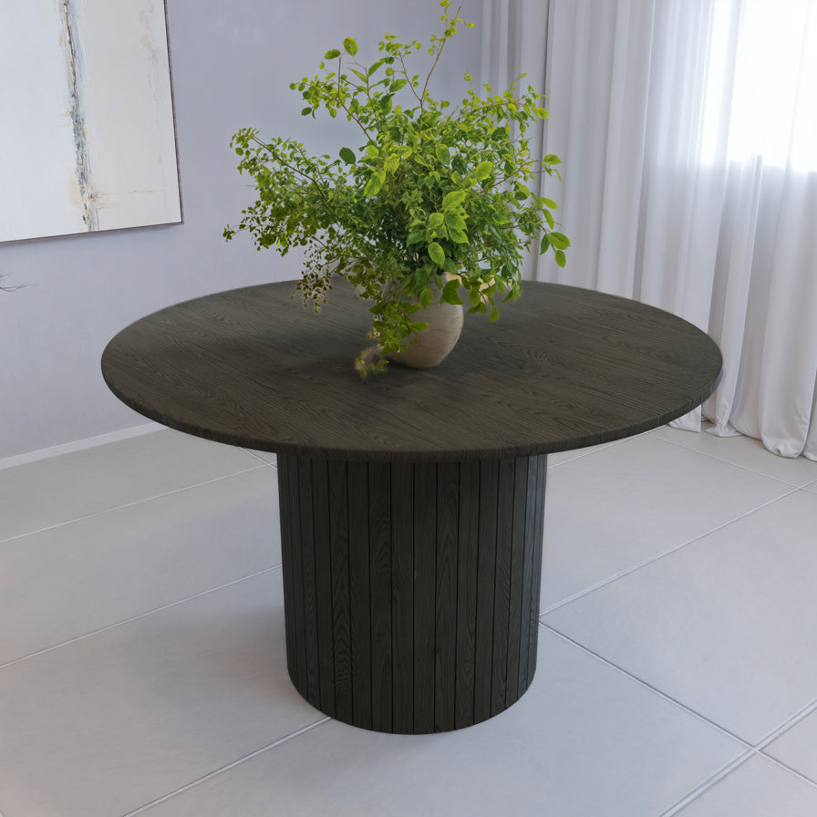 שולחן פינת אוכל מודרני דגם קורפו - צבע שחור