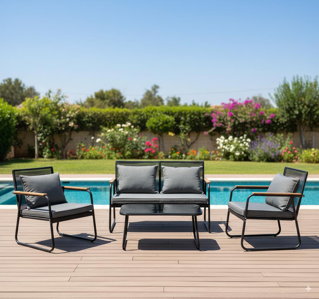 פינת ישיבה למרפסת ולגינה דגם קפרי