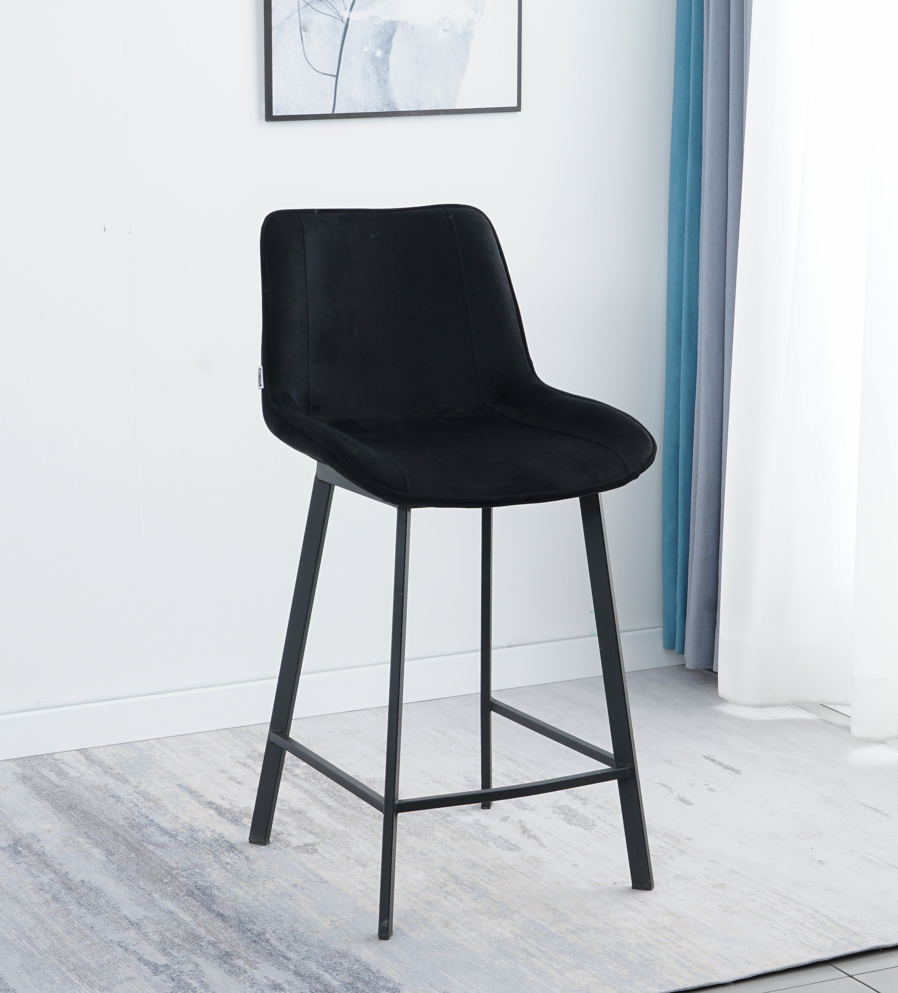 כסא בר דגם סופיה - צבע שחור