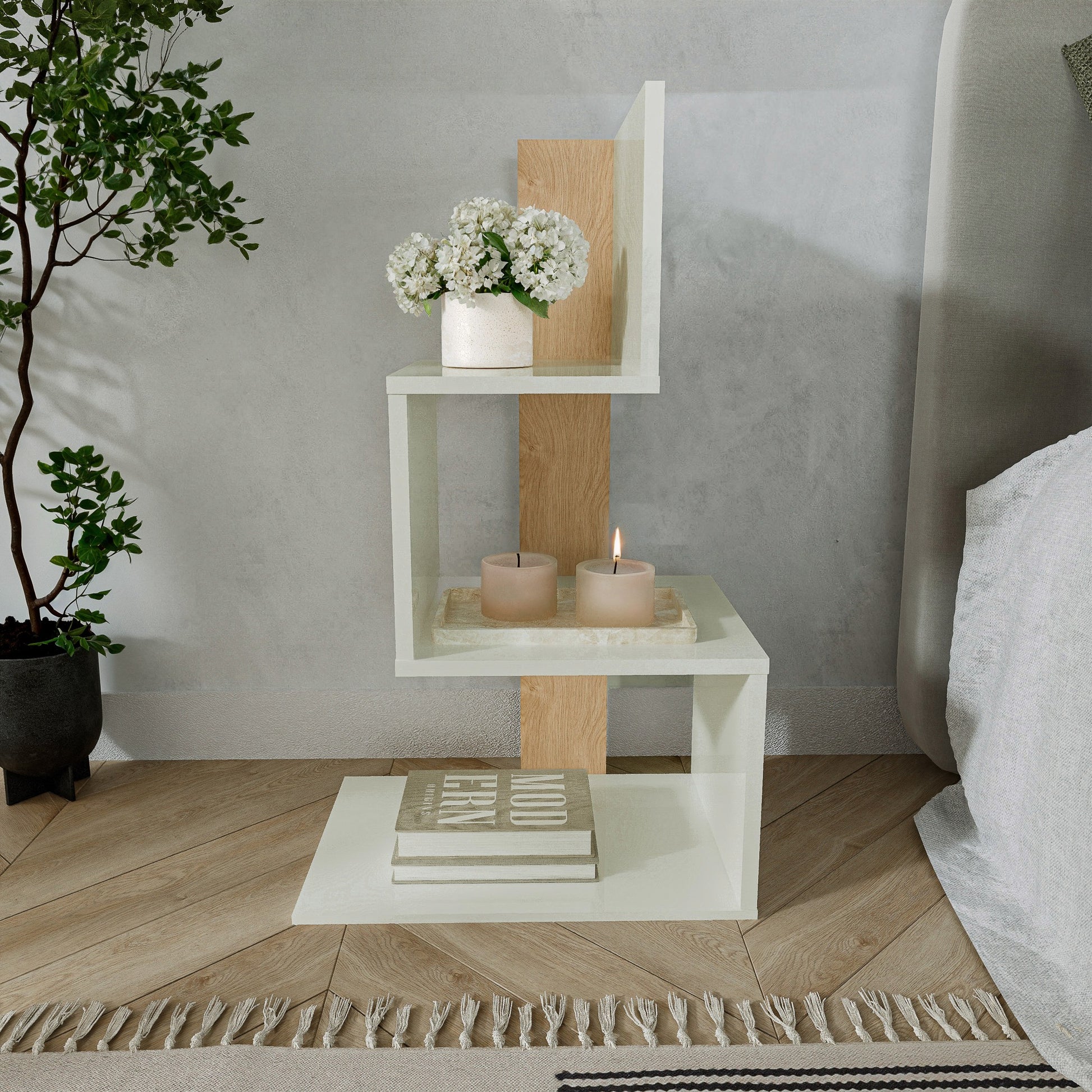 שידת לילה מודרנית לחדר שינה דגם טולום