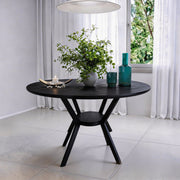 שולחן פינת אוכל מודרני דגם אטלס - צבע שחור