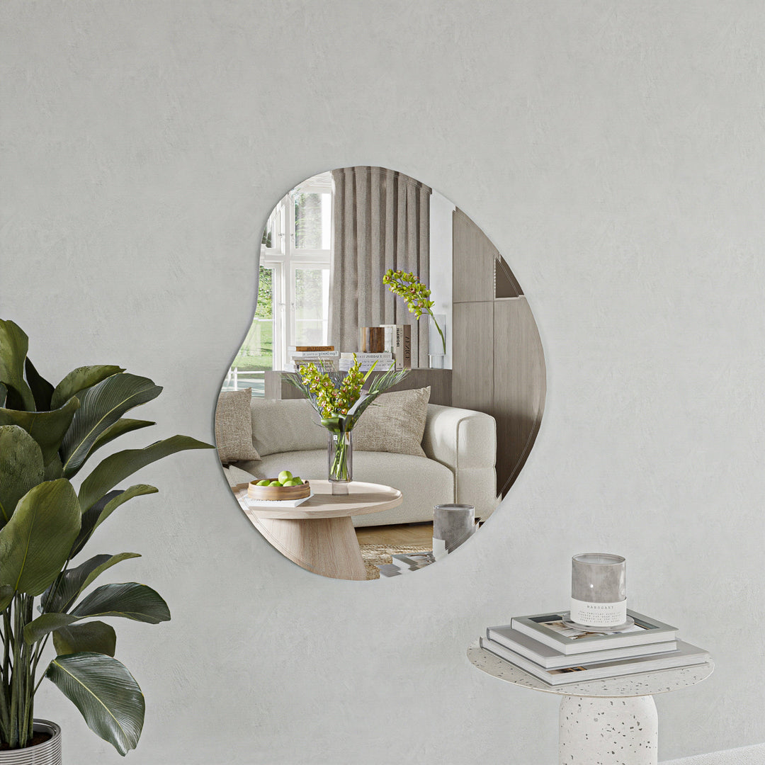 מראה אמורפית ללא מסגרת במגוון גדלים - דגם סורנטו