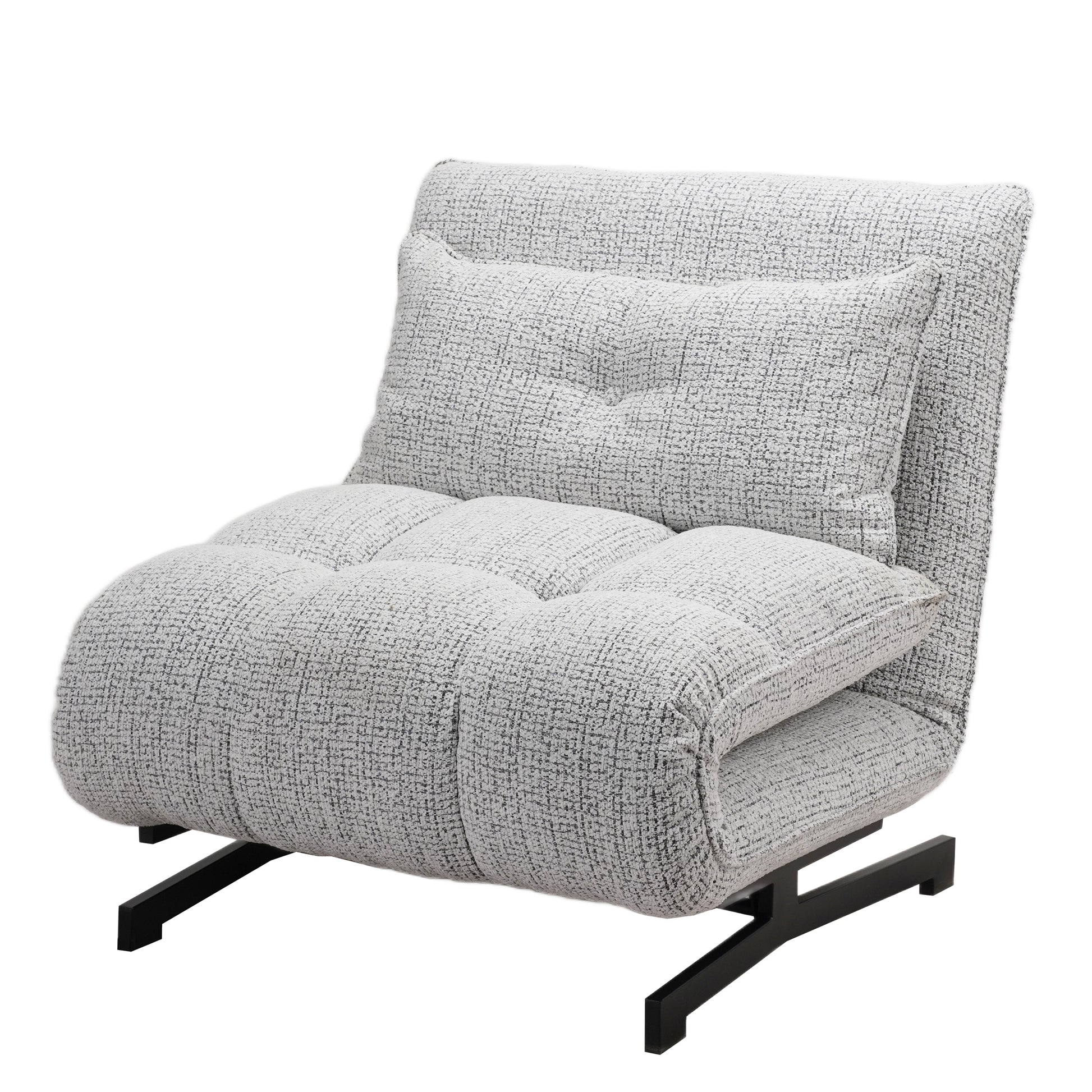 כורסה נפתחת מעוצבת דגם סוהו - צבע אפור בהיר