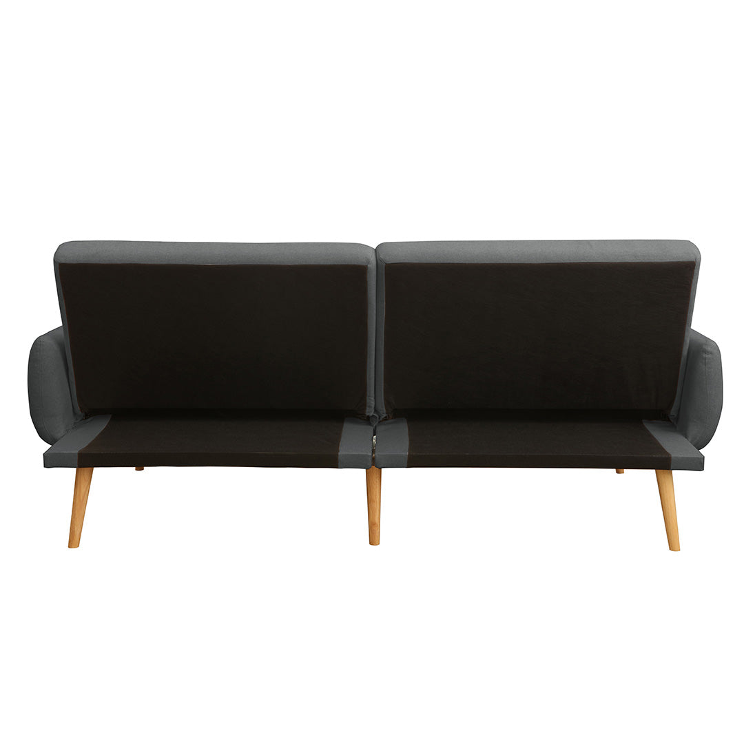 ספה נפתחת מעוצבת דגם קמילה - צבע אפור כהה