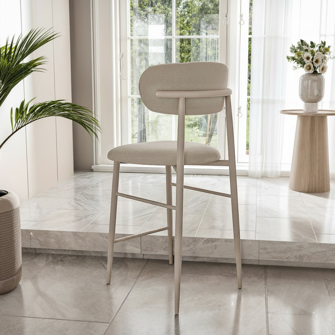 כסא בר מעוצב דגם ורונה - צבע קשמיר