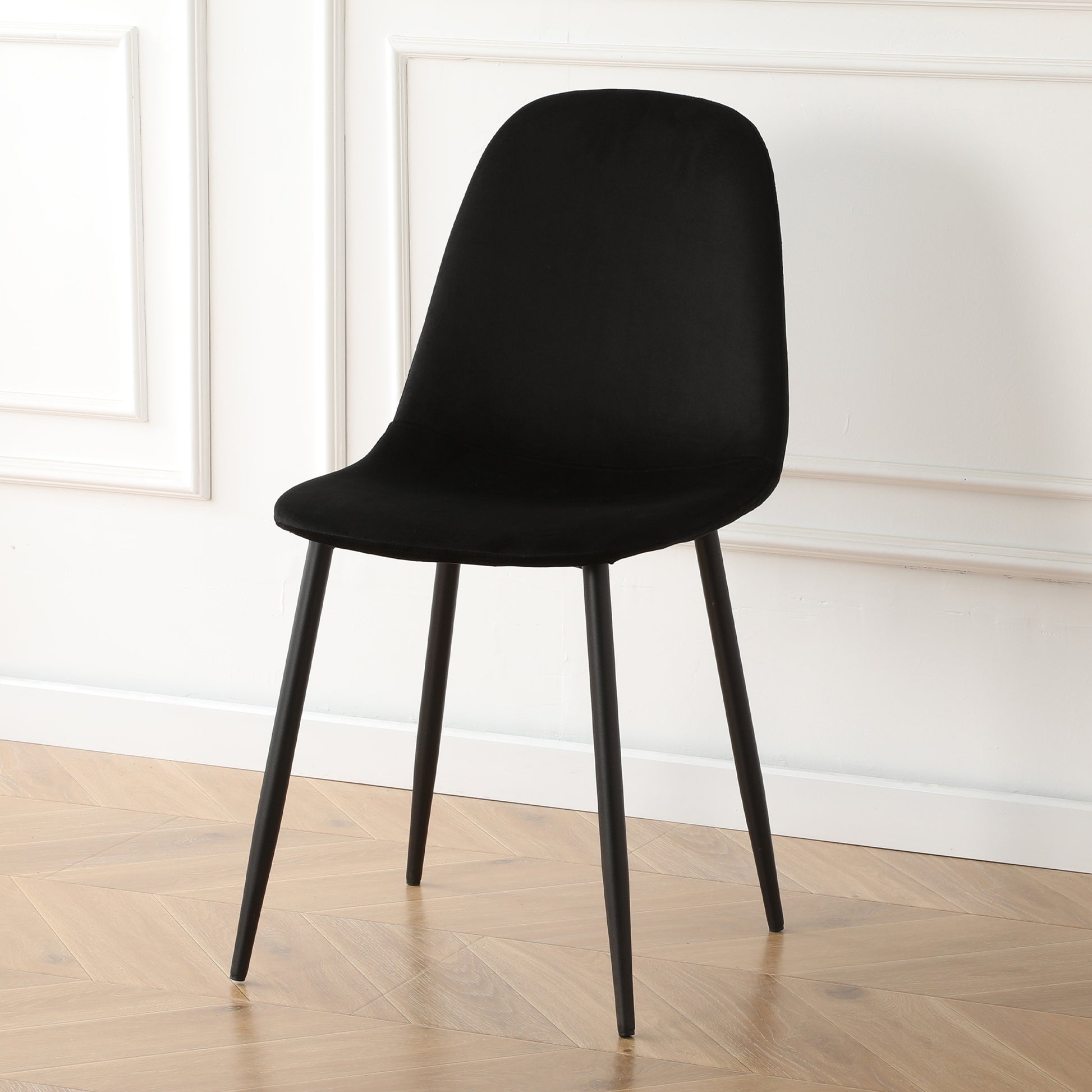 סט 4 כסאות לפינת אוכל - דגם טוסקנה שחור סט 4 כסאות