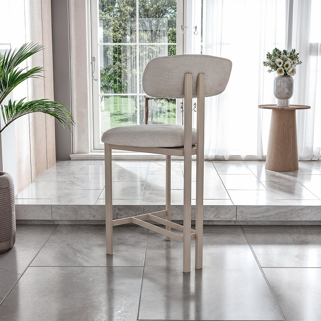 כסא בר דגם אמלפי - צבע קשמיר