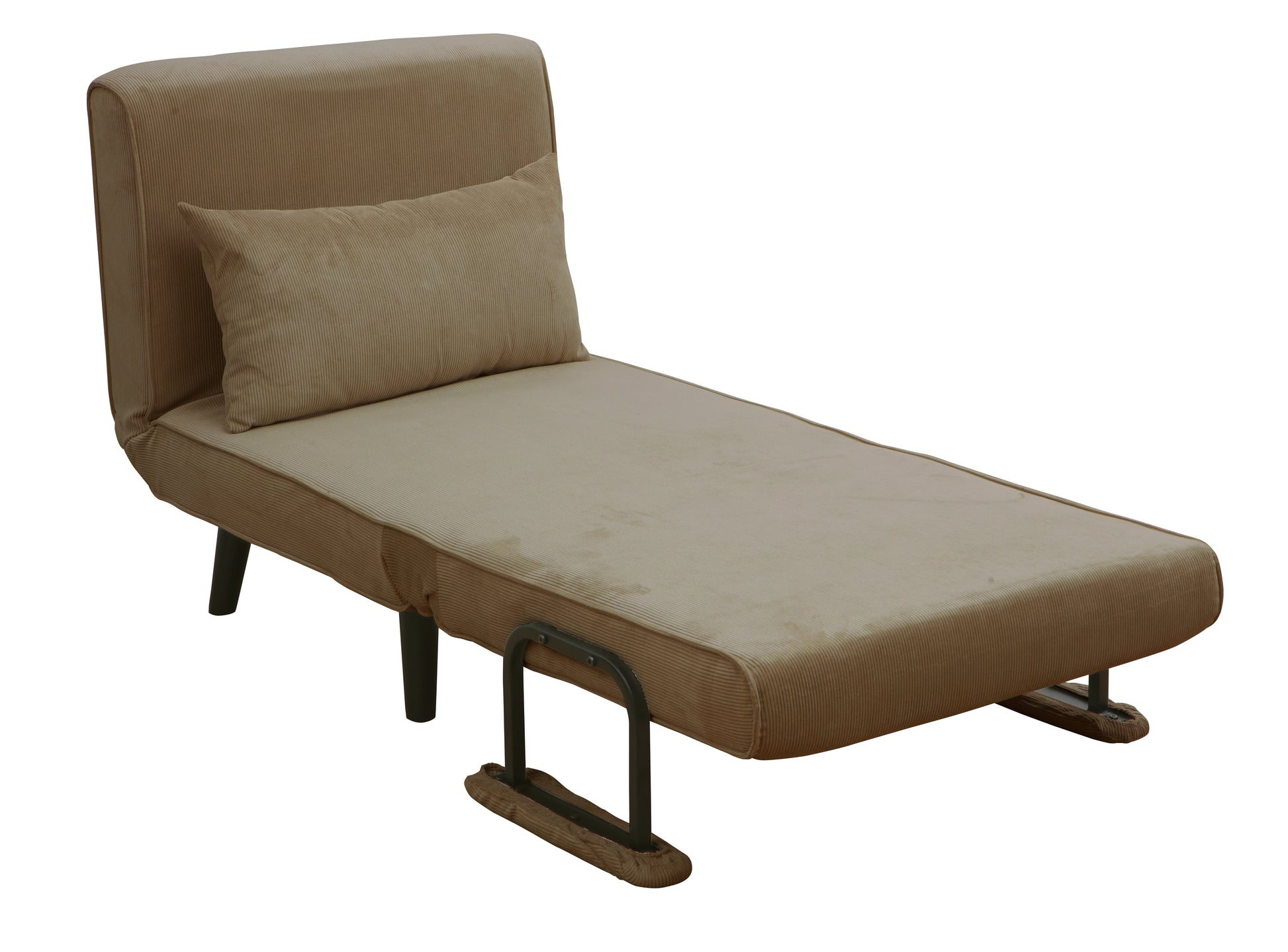 כורסה נפתחת למיטה מעוצבת דגם מילה - צבע חום