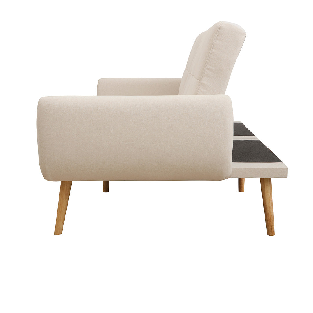 ספה נפתחת מעוצבת דגם קמילה - צבע בז