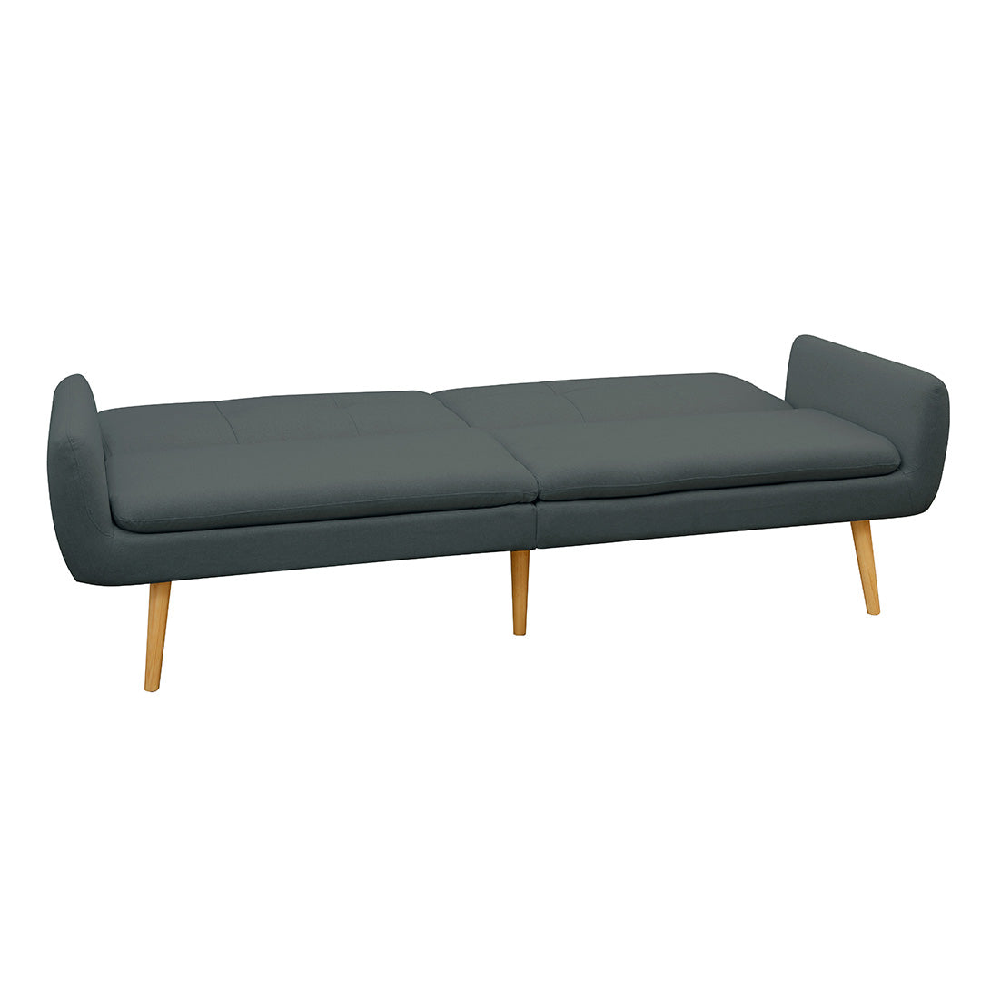 ספה נפתחת מעוצבת דגם קמילה - צבע אפור כהה