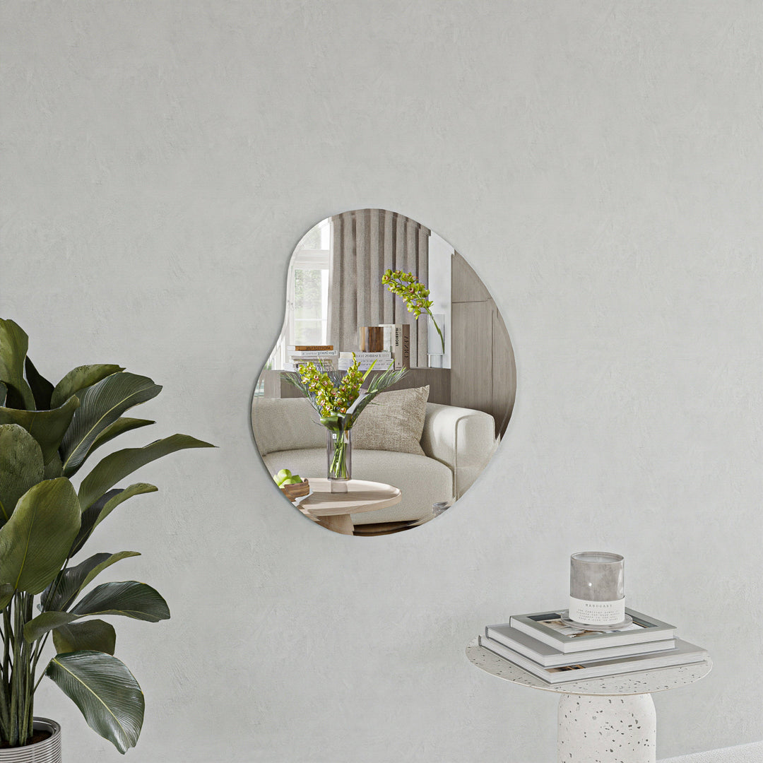 מראה אמורפית ללא מסגרת במגוון גדלים - דגם סורנטו