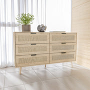 קומודה \ שידת אחסון 6 מגירות דגם אריאל